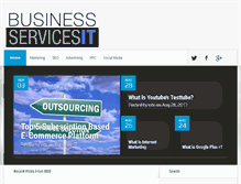 Tablet Screenshot of businessservicesit.com